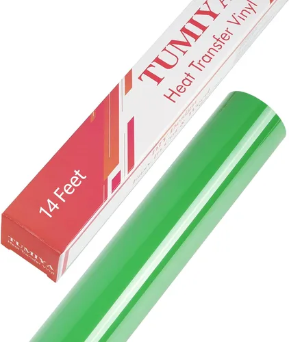 Vista 12 de TUMIYA Rollo de vinilo de transferencia de calor, 12 pulgadas x 14 pies, vinilo HTV negro para camisetas de vinilo HTV (negro, 14 pies)