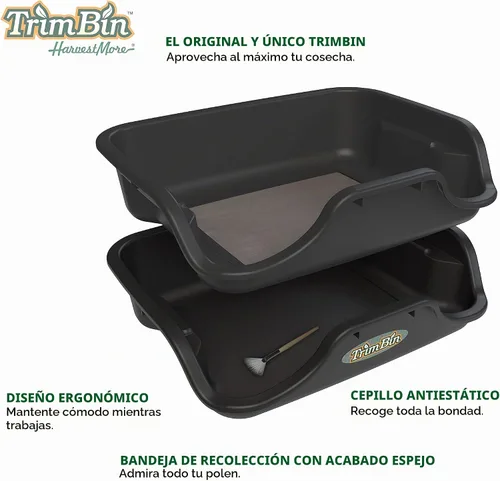 Vista 3 de Harvest More Kit completo de cubo con tijeras para fregador, color negro