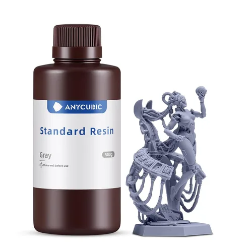 Vista 34 de ANYCUBIC - Resina para impresión 3D de gran compatibilidad para todas las impresoras LCD y DLP, antiamarilleo y de gran transparencia, resistente