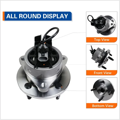 Vista 2 de PAROD 513204 Conjunto de cojinete de rueda delantera y cubo compatible con Chevy Cobalto 2005-2010, Saturn Ion 2003-2007 Pontiac G5 2007-2010