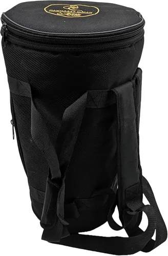 Vista 5 de Gawharet El Fan Classic - Percusión de tambor Darbuka de 17 pulgadas con nácar (Mizar negro)