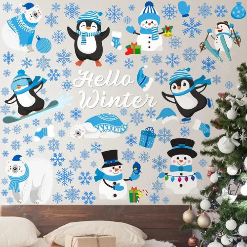 Vista 8 de Haull 6 hojas de calcomanías de pared de limón de verano, calcomanías de pared de limón para despegar y pegar, calcomanías bohemias de hojas