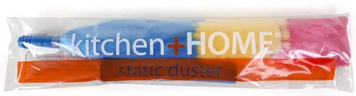 Vista 7 de Kitchen + Home - Plumero estático de arcoíris de 23 pulgadas, plumero electrostático que atrae el polvo como un imán