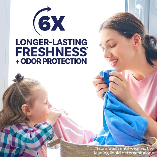 Vista 2 de Downy April Fresh - Perlas potenciadoras de aroma para lavar, 24 onzas, perlas de aroma para lavandería, frescura duradera