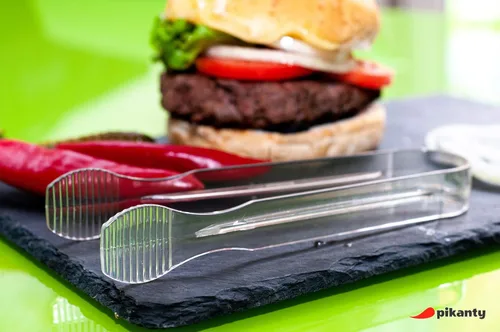 Vista 2 de Pikanty - Pinzas para servir de 7 pulgadas, resistentes y reutilizables, para cocina y barbacoa, para fiestas, caterings, eventos, bufé, bodas y uso