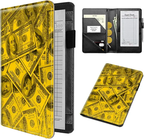 Vista 361 de Diseña Tus Propios Libros de Servicio con Nombre e Iniciales para Camareras, Dikoer Libro de Servicio de Camarero Personalizado con Nombre