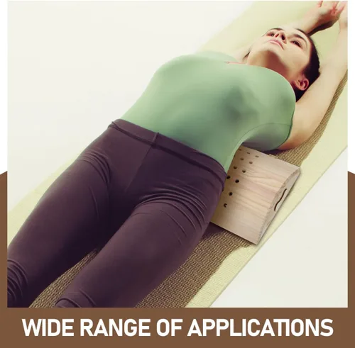 Vista 3 de SEWACC Almohada de moxibustión de madera para sauna de madera, reposacabezas de sauna, respaldo de sauna, almohada de respaldo de madera, soporte