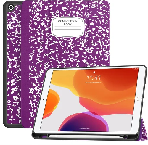 Vista 15 de Soke - Funda para iPad de 9ª generación 2021/8ª generación 2020/7ª generación 2019 con soporte para lápices - Funda de protección premium a prueba