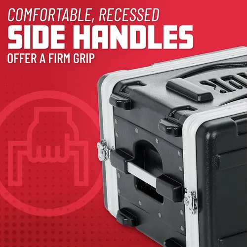 Vista 3 de Audio Rack Gator 10U, Estándar (GR-10L)., Negro