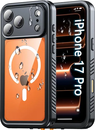 Vista 16 de Oterkin Funda impermeable para iPhone 16, funda de cuerpo completo 360° resistente 16 con protector de pantalla HD integrado y protector de cámara