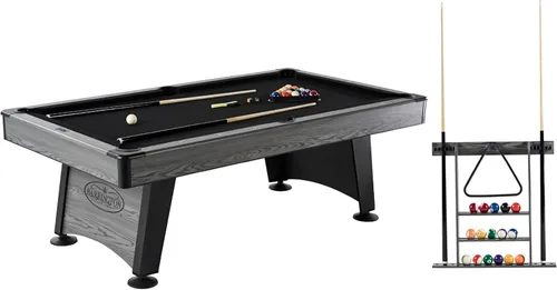 Vista 13 de Barrington Billiards Mesa de billar de múltiples estilos, campos de juego premontados con juegos completos de accesorios de billar, perfecta