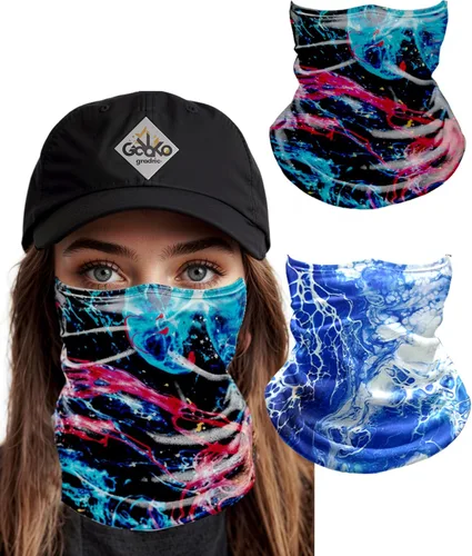 Neck Gaite for Men,UPF 50 Mask,Men WomenSun UV Protection Seamless Bandana Face Cover Scarf Mask,Balaclava