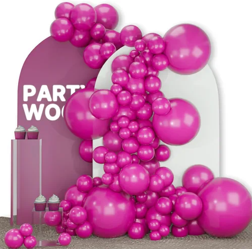 Vista 65 de PartyWoo - Globos nude de 140 piezas en diferentes tamaños de 18, 12, 10, 5 pulgadas, kit de arco de globos de color neutro y melocotón estilo boho