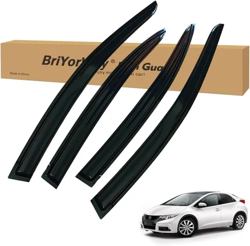 Vista 37 de Deflectores de Ventana y Protectores de Lluvia para Jeep Cherokee 2014 2015 2016 2017 2018 2019 2020 2021 2022 2023 Accesorios, para Deflectores