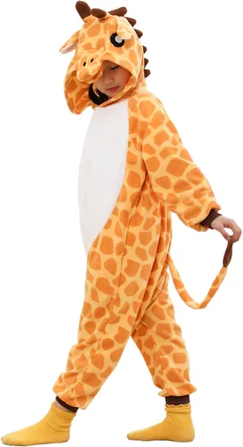 Vista 2 de Pijama unisex de animales para niñas, disfraz de cosplay de anime, regalos de Halloween