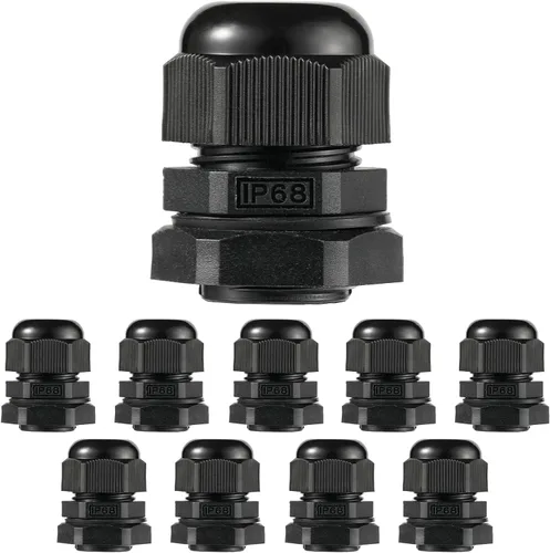 Vista 21 de Prensaestopas PENGLIN - Conector de cable de nailon NPT de 1-1/2 pulgadas, conector de cable de alivio de tensión, tuerca de bloqueo ajustable