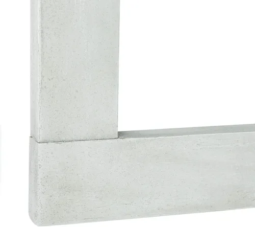 Vista 7 de SAFAVIEH Colección de muebles de patio al aire libre – Owens Grey Wash Balcón Mesa colgante de balcón Mesa de acento al aire libre de madera