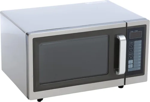 Vista 8 de A-to-Z Supply Microondas comerciales con control de dial, interior de 1 pie cúbico, acero inoxidable, 1000 vatios, aprobado por UL y NSF