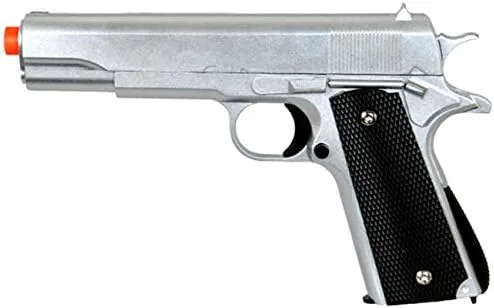 pistola airsoft g13 réplica de metal shell bb gun metálico plata 0.236 in bb 250 fps duro y preciso puntería (Airsoft Gun)