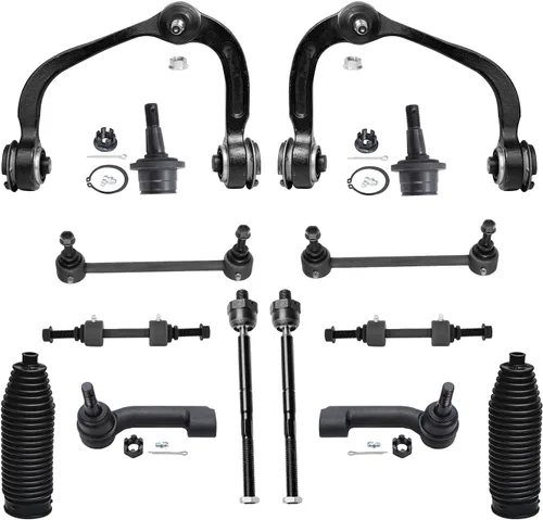 Vista 141 de Detroit Axle - Kit de suspensión RWD Front End de 16 piezas para Chrysler 300 Dodge Charger Challenger Magnum, brazos de control, rótulas