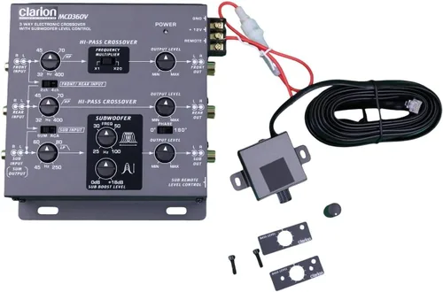 Vista 8 de Clarion Electrónica móvil Mcd360 3 vías 6 canal electrónico crossover con control de subwoofer