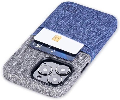 Vista 23 de Dockem Funda tipo cartera para iPhone 13 con placa metálica integrada para montaje magnético y 2 bolsillos para tarjetas de crédito: Luxe M2, piel