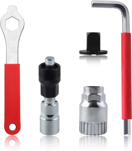 Juego de herramientas de extracción de manivela de bicicleta y herramienta de extracción de casete de bicicleta para MTB, bicicleta de montaña,