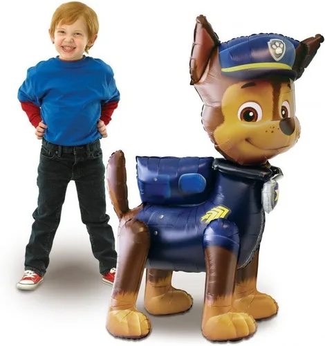 Vista 2 de Globo hinchable con diseño de Chase de la patrulla canina de 54 pulgadas