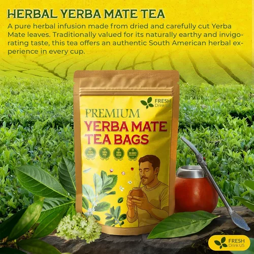 Vista 170 de FreshDrinkUS, 135 bolsas de té de jengibre y cúrcuma premium, ingredientes 100% naturales, mezcla hecha a mano de té de hierbas de cúrcuma