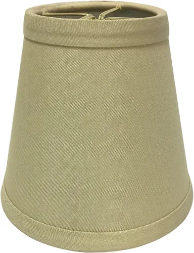 Royal Designs, Inc. Lámpara de araña de tapa dura Empire Basic Shade CS-984-5AGL, oro antiguo, 3 x 5 x 4,5