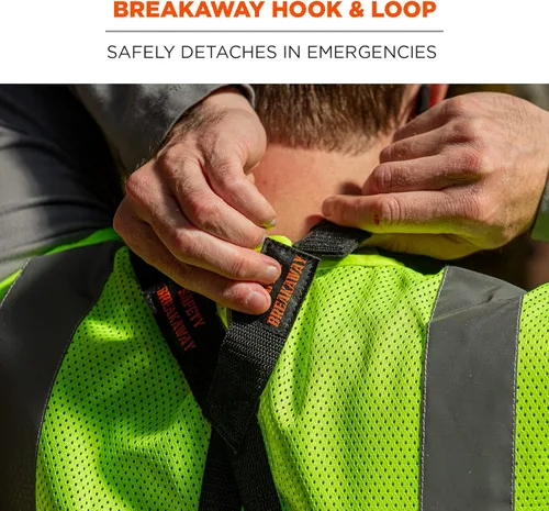 Vista 3 de Ergodyne Squids 3138 - Arnés acolchado para escáner de código de barras, cordón de anclaje para escáneres de código de barras, diseño de separación