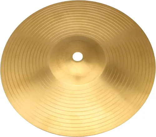 Vista 3 de Lovermusic Platillo de tambor de 8 pulgadas de diámetro dorado, aleación de latón, accesorios de percusión para kit de batería adecuado