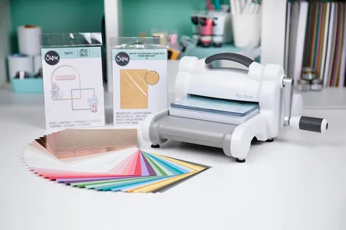 Vista 2 de Sizzix Kit de inicio Big Shot (6"), blanco/gris
