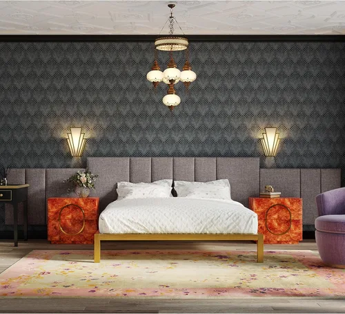 Vista 46 de Jaxx Panelist - Cabecero acolchado moderno, juego de 4 paneles para montar en la pared (cada uno de 11.25 x 38 pulgadas), tamaño King