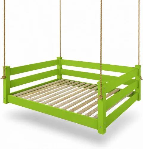 Vista 57 de Amish Made Asbury - Sofá cama matrimonial colgante fabricado en Estados