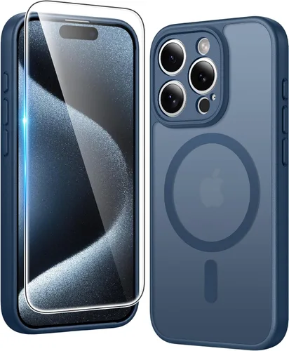 Vista 258 de FNTCASE para iPhone Air Case Clear: Fundas magnéticas para teléfono con protector de pantalla a prueba de caídas, compatibles con Magsafe, delgadas