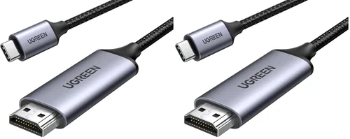 Vista 9 de UGREEN USB C to HDMI 2.0 Cable 4K@60Hz for Home Office, 3.3FT