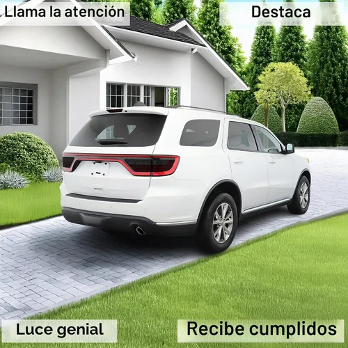 Vista 2 de BOGAR TECH DESIGNS Kit de tinte de luz de freno de tercera cola compatible con Dodge Durango 2014-2020, oscuro