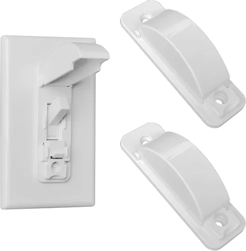 2 Cubiertas protectoras para interruptor de luz, cubierta protectora de interruptor de pared a prueba de bebés para interruptor de luz de palanca