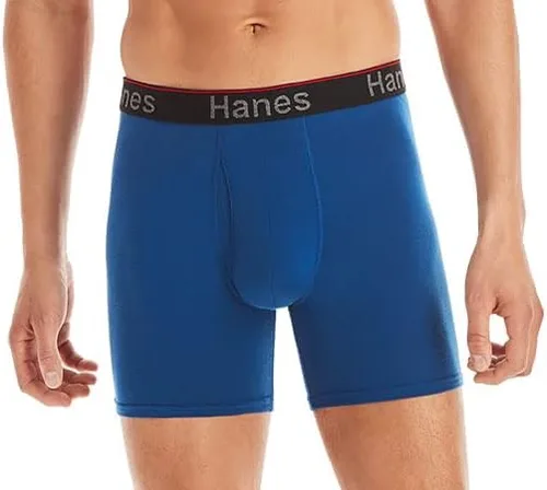 Vista 2 de Hanes - Bolsa de apoyo para hombre, ajuste flexible, 3 unidades, disponible en pierna regular y larga