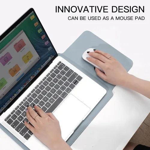Vista 2 de Funda para laptop compatible con MacBook 12 A1534/Air 11 13 M1 A2337/Pro 13 A2338, 11.6-12.3 Acer Chromebook/HP Stream/ASUS/Surface Pro Azul