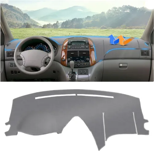 Vista 31 de Autorder Alfombrilla de Cubierta para Tablero para Toyota Tundra 2014-2021 Accesorios Cubierta para Salpicadero Alfombrilla de Franela Parasol