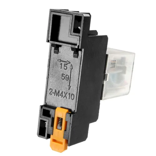 Vista 5 de uxcell Relé de potencia electromagnética, bobina AC110/120V, luz indicadora roja, 8 pines DPDT, relé de alimentación electromagnético de uso general