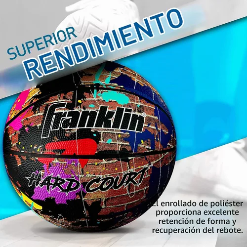 Vista 3 de Franklin - Balón de baloncesto duro para interiores y exteriores, tamaño oficial, 1 unidad