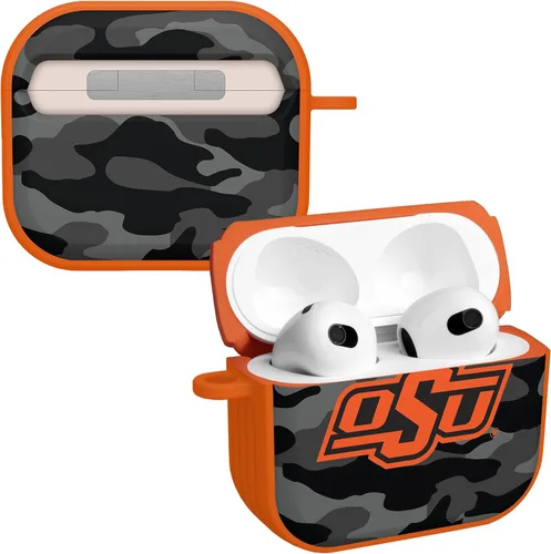 Vista 11 de AFFINITY BANDS Oklahoma State Cowboys Camo HDX - Funda compatible con Apple AirPods Generaciones 1 y 2