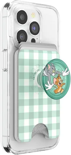 Vista 28 de PopSockets Cartera adhesiva para teléfono y tarjetero con agarre, púrpura - Aura