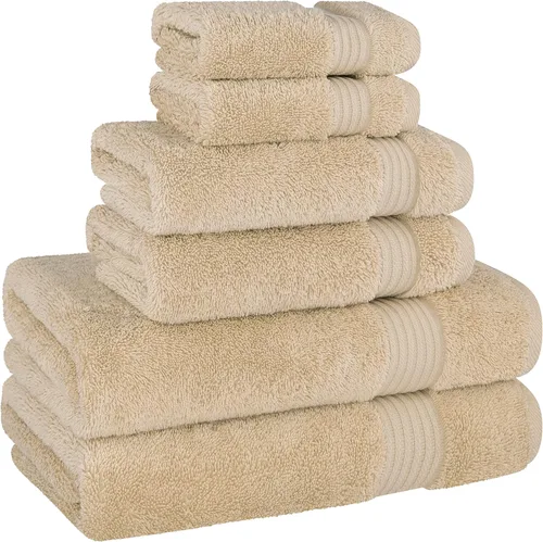 Vista 611 de Cotton Paradise 100% Cotton Turkish Washcloth Set for Bathroom, 4 Piece Soft Absorbent Small Hand Face Towels Wash Rags, Lilac