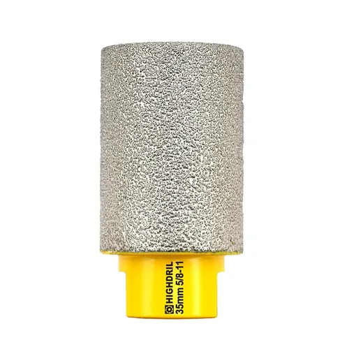 Vista 7 de HIGHDRIL Broca de fresado de diamante para ampliar y dar forma a agujeros, diámetro 30mm (1-1/7") Broca de núcleo de perforación seca