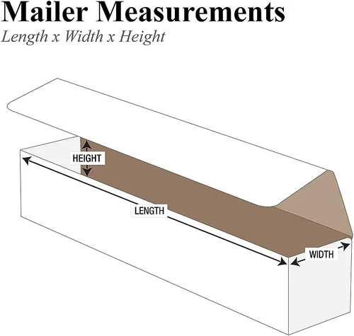 Vista 2 de Cajas de cartón corrugado para envíos Aviditi M732, 7 x 3 x 2 pulgadas; (50 Unidades)