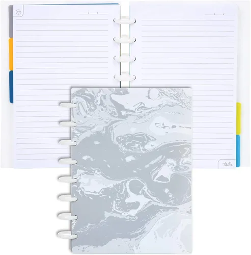 Vista 43 de Talia - Cuadernos de notas con tapas, planificador, personalizables, (Rosa de los 90, Junior (5.5 pulgadas x 8.5 pulgadas))